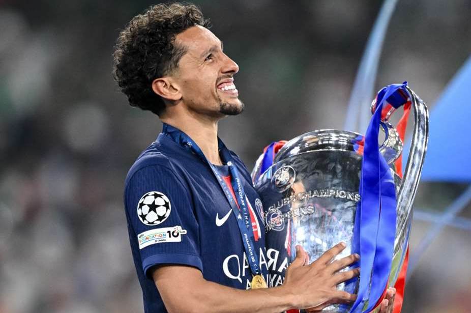 Số áo Marquinhos thi đấu cho PSG là số 5