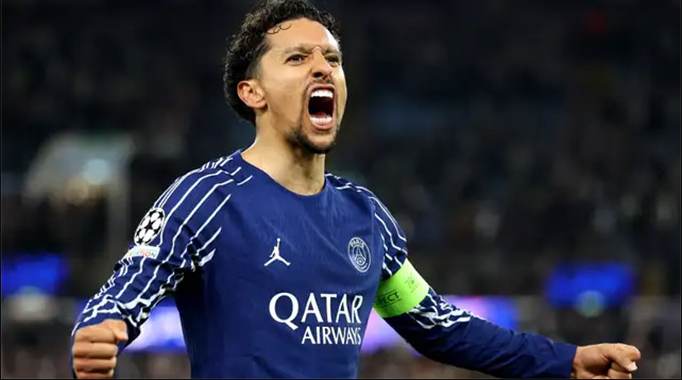 Marquinhos chọn số áo 5 vì đó là số áo mà anh thường mặc khi còn chơi cho Corinthians