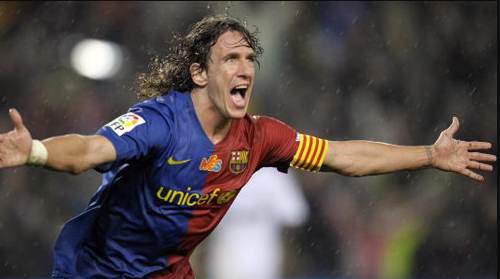 Số áo Puyol khi thi đấu cho Barcelona là số 5